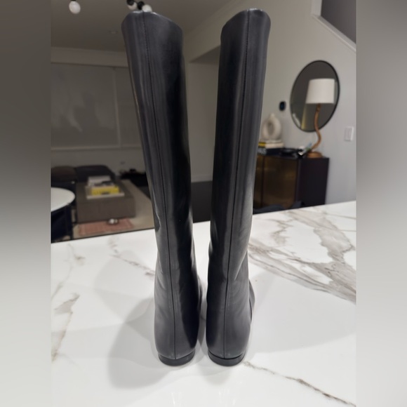 Loeffler Randall “Lillian” Tall Boot Black Leather Size 7 Like New - Picture 3 of 12